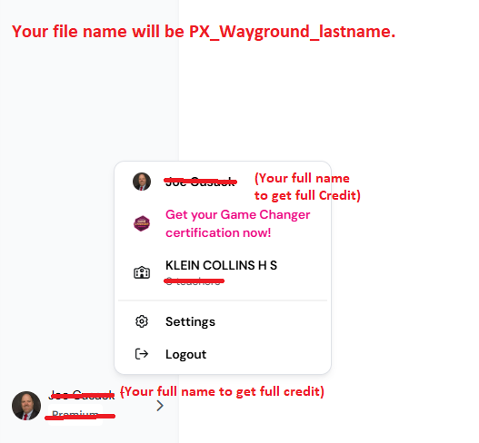WayGround dashboard screenshot.